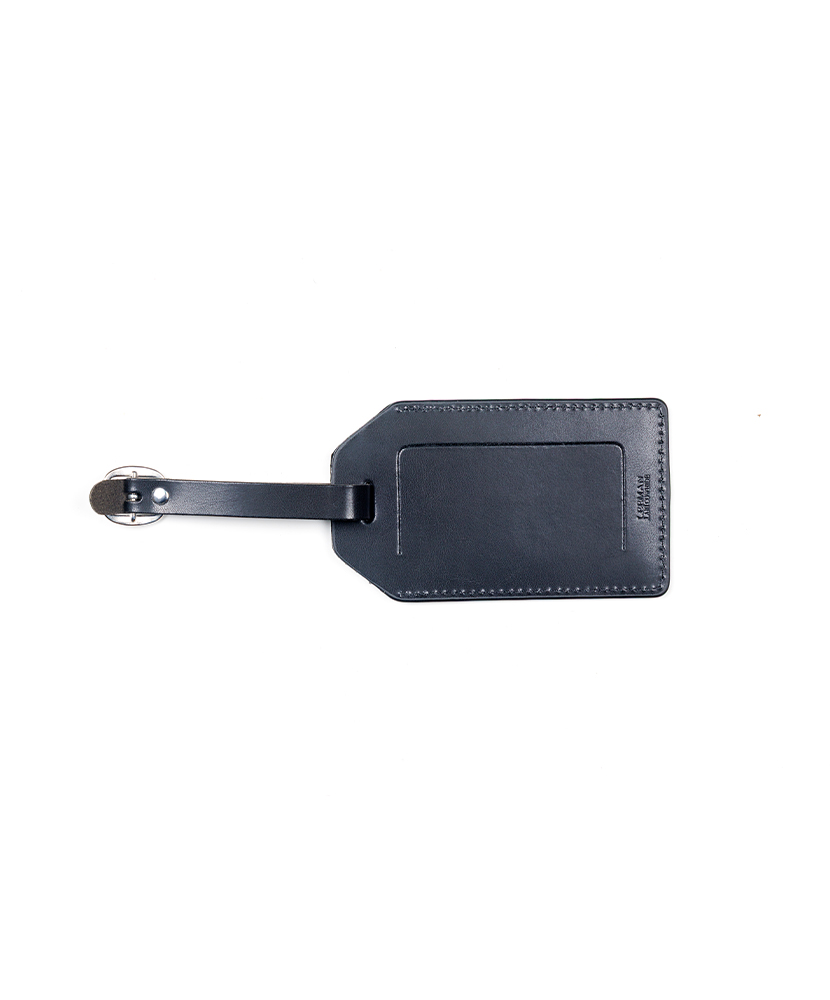 Primary image St. Jude Leather Luggage Tag - Black